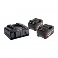 Set mit 2 18V - 5,2 Ah Batterien mit ASC Ladegerät Metabo