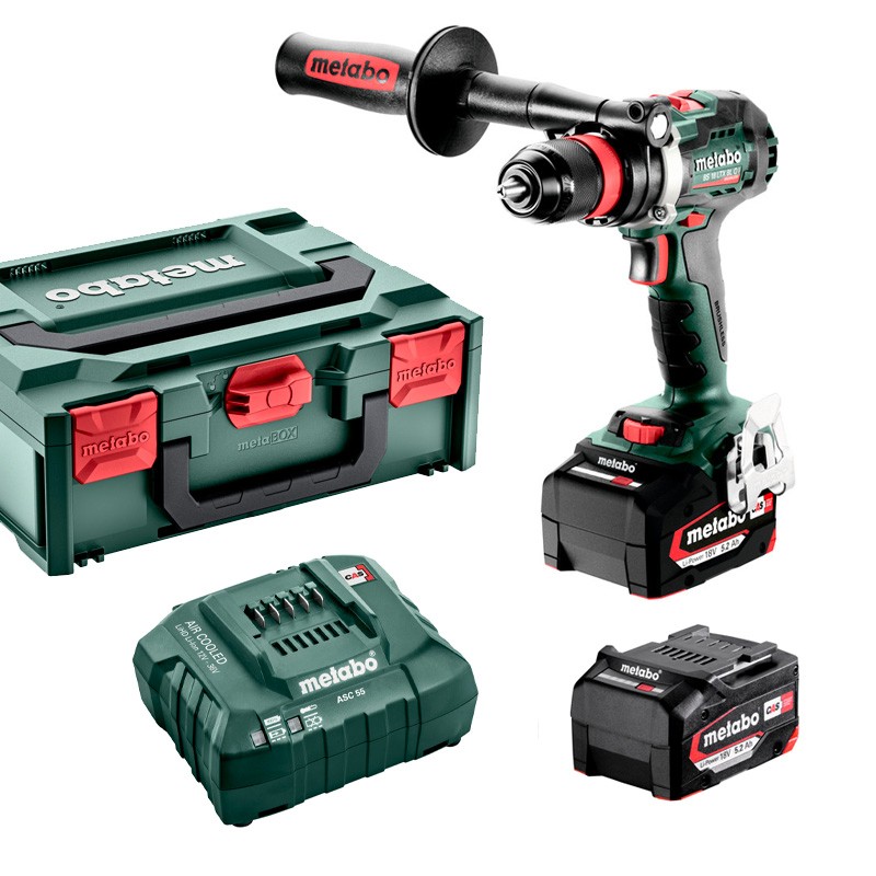 Akku-Bohrschrauber BS 18 LTX BL Q I + 2 Akkus 5,2Ah Metabo