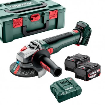 Meuleuse d'angle WB 18 LT BL 11-125 QUICK + 2 Accus 5,2Ah Metabo