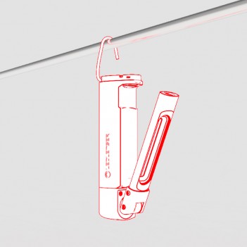 Lampe Led de poche dépliable à batterie W7R Work Ledlenser