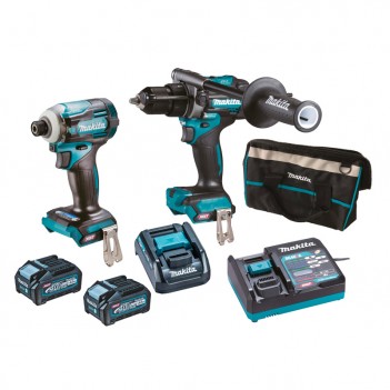 Set Visseuse à choc et perceuse-frappeuse 40Vmax XGT DK0114G201 Makita