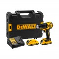Akku-Schlagbohrschrauber XR 18V + 2 Accus 2Ah DCD709D2T DeWalt