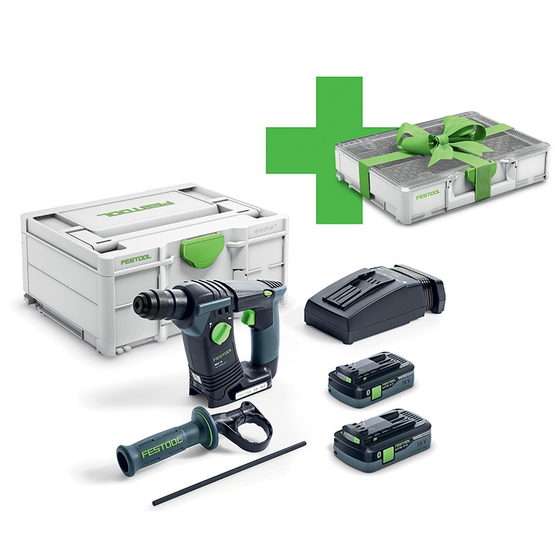 Akku-Bohrhammer BHC 18 HPC 4,0 I-Plus + Organizer Festool