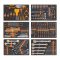 Composition de 214 outils en plateaux mousse compacte 5988VU/M Beta