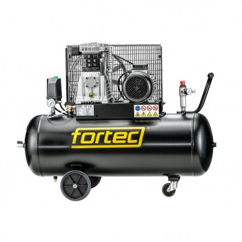 Compresseur à piston 100l mobile - 100/500 Fortec