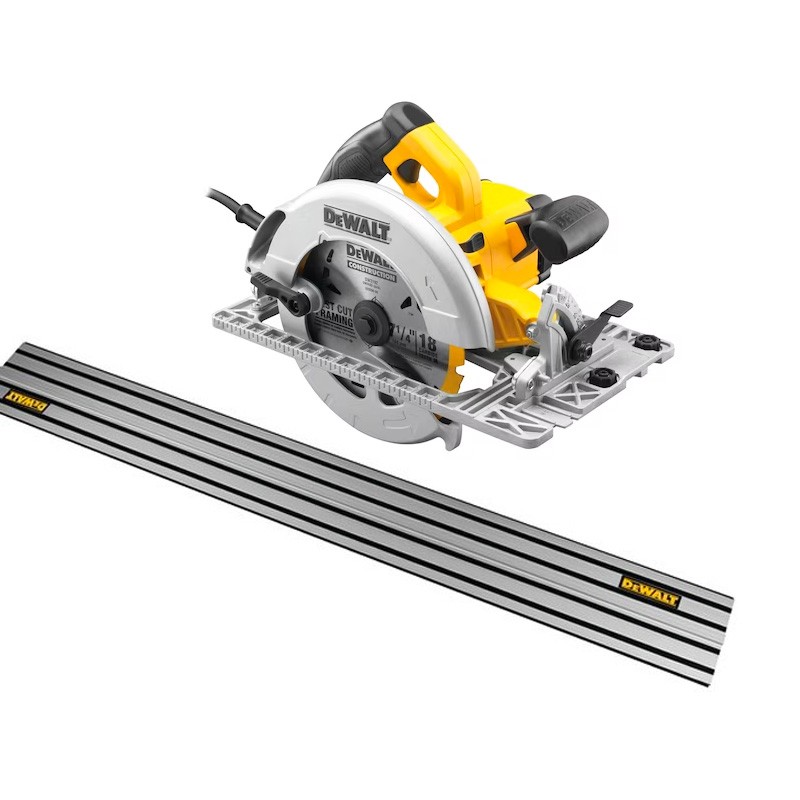 Handkreissäge Ø190mm 1600W + Schiene DWE576KR DeWalt