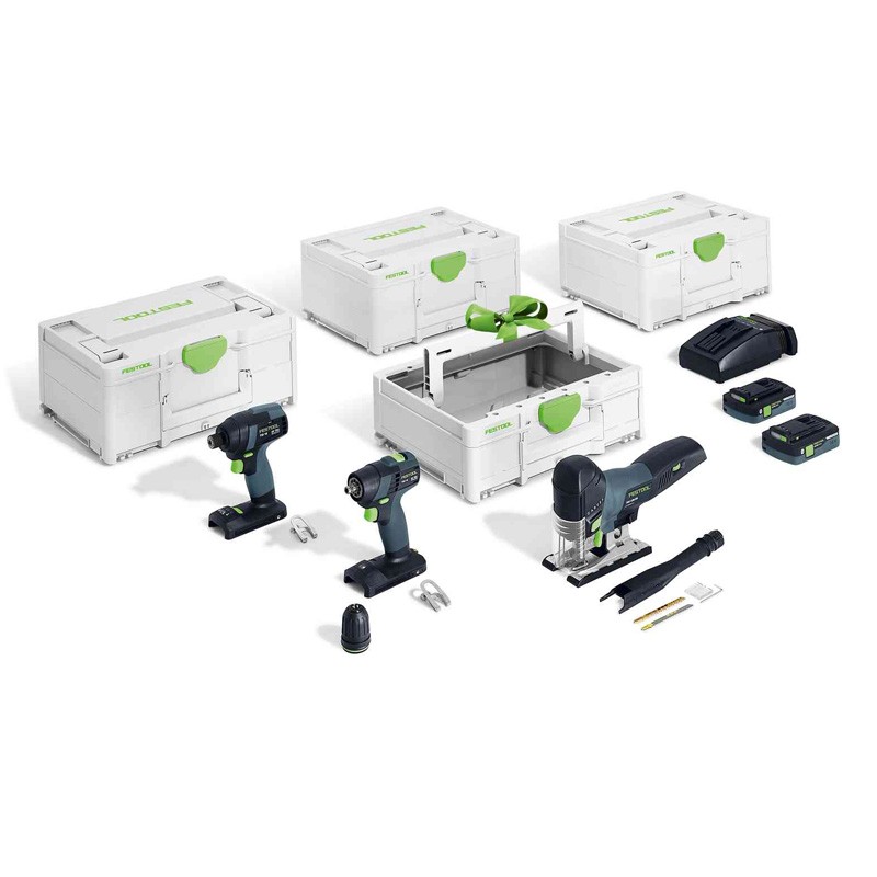 Kit Combo sans fil montage TID 18/TXS 18/PSC 420/TB M 137 Festool Kit Combo sans fil montage TID 18/TXS 18/PSC 420/TB M 137 Festool