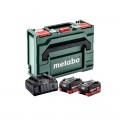 Set 2 Accus LiHD 18V - 10,0 Ah avec chargeur ASC + MetaBOX Metabo