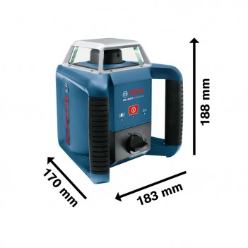 Laser rotatif GRL 400 H SET + Trépied + Mire Bosch