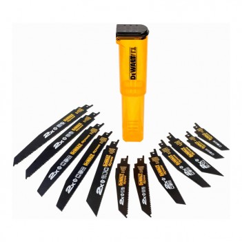 Coffret de 12 lames pour scie sabre DT2441L-QZ DeWalt