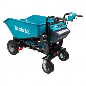 Akku-Schubkarre mit Elektro-Kippmulde 2x18V LXT DCU602Z Makita