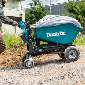 Brouette avec bac basculant électrique 2x18V LXT DCU602Z Makita