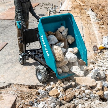 Brouette avec bac basculant électrique 2x18V LXT DCU602Z Makita