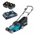 Rasenmäher 38cm 2x18V + 2 Akkus 4.0Ah + Ladegerät Makita DLM382PM2