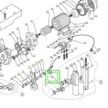 Pièce détachée Palan électrique 991G