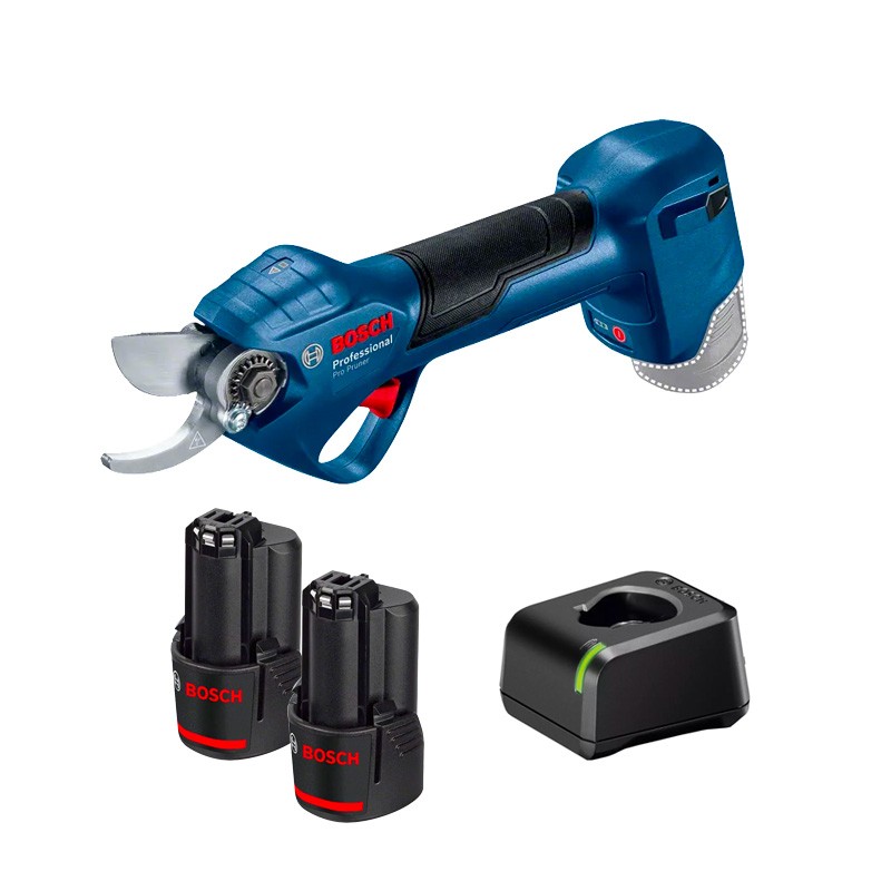 Akku-Gartenschere 12V + 2 Akkus Pro Pruner Bosch