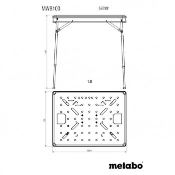 Table multifonctions MWB 100 Metabo