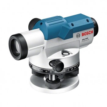Optisches Nivelliergerät GOL 26 D + Baustativ + Messstab Bosch