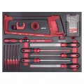 Insert/module de limes, de scies et de forets ERGOKRAFT, 35 pcs. pour Mobilio 4902-06 Kraftwerk