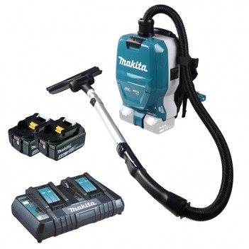 Aspirateur dorsal + 2 Accus 18V 5.0Ah Li-Ion DVC261ZX11 Makita