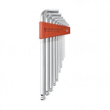 Jeu de clés mâles 6 pans longues à tête sphérique PB Swiss Tools PB 212 LH