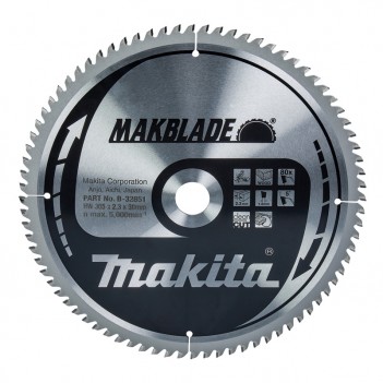 Kreissägeblatt, Makblade T.C.T, 305 x 30 mm, 80 Zähne B-32851 Makita