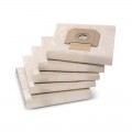 Papierfiltertüten, 5 x , NT 48, NT 65, NT 70, NT 72, NT 75, NT 80, WET VAC Kärcher