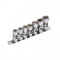 3/8" 7-t. Gelenk-Stecknusssatz 3/8"-3/4" 210500 Kraftwerk