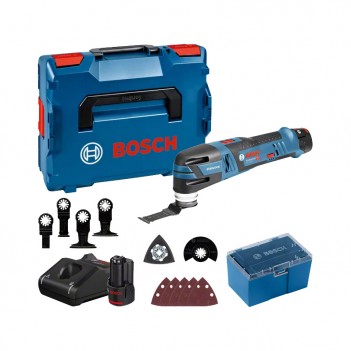 Découpeur-ponceur outil multifonctions GOP 12V-28 + 2 Accus et Accessoires Bosch