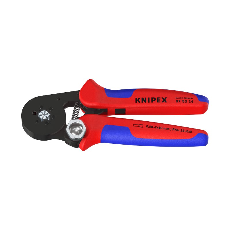 Pince à sertir Crimp-Hexagonale 0.08-16.0 mm² 180 mm SB Knipex