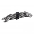 Jeu de clés à fourche doubles chromé brillant 8 pièces 6-22 mm Bahco