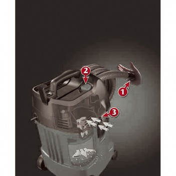 Nass- und Trockensauger DCP 25 Sidamo