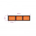 Einsatz / Leeres Schaumstofftablett 91x406mm VPM7-C Beta