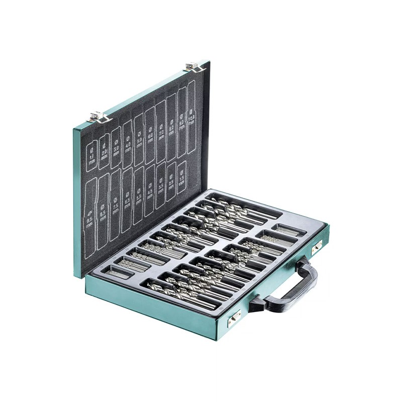 Coffret mèches à métaux 170 pcs HSS-G 1-10 mm Technocraft Coffret mèches à métaux 170 pcs HSS-G 1-10 mm Technocraft