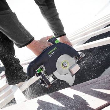 Scie circulaire à capot basculant sans fil HKC 55 5,0 EBI-Plus-SCA Festool