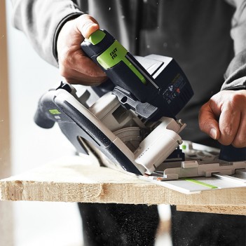 Scie circulaire à capot basculant sans fil HKC 55 5,0 EBI-Plus-SCA Festool