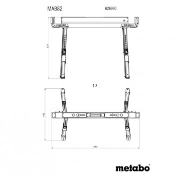 Arbeitsbock-Set MAB 82 Metabo