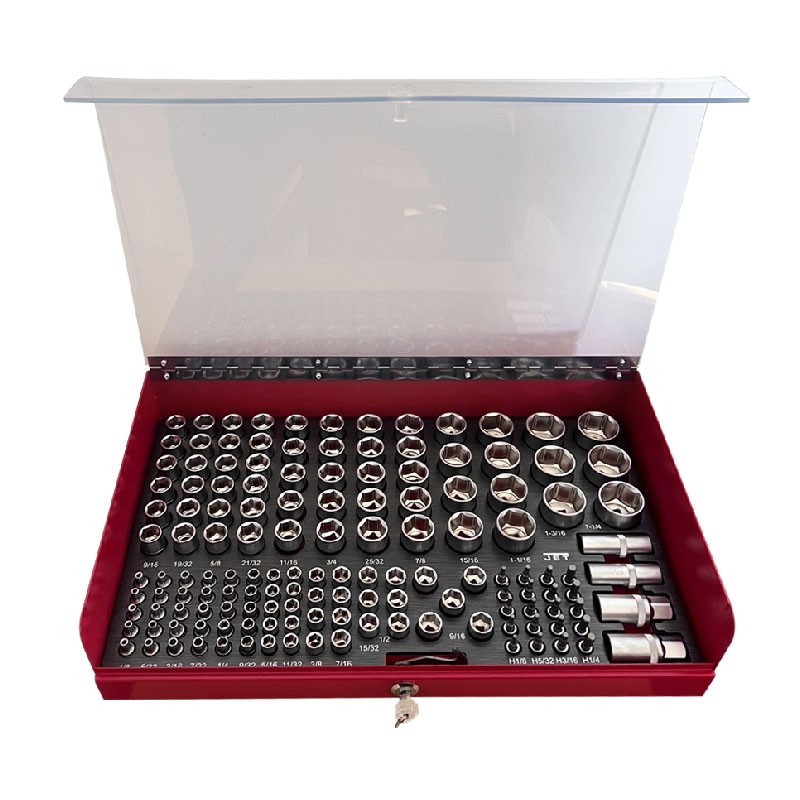 Coffret de douilles en pouce / inch, 145 pcs. XB-145 Jet Coffret de douilles en pouce / inch, 145 pcs. XB-145 Jet