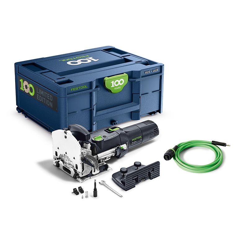 100 Jahre Dübelfräse DOMINO DF 500 Q-Plus 100Y Limited Edition Festool