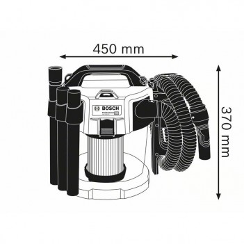 Aspirateur sans fil GAS 18V-10 L Bosch