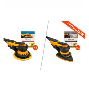 Duo Ponceuse excentrique DEROS II + Ponceuse Delta DEOS II Mirka