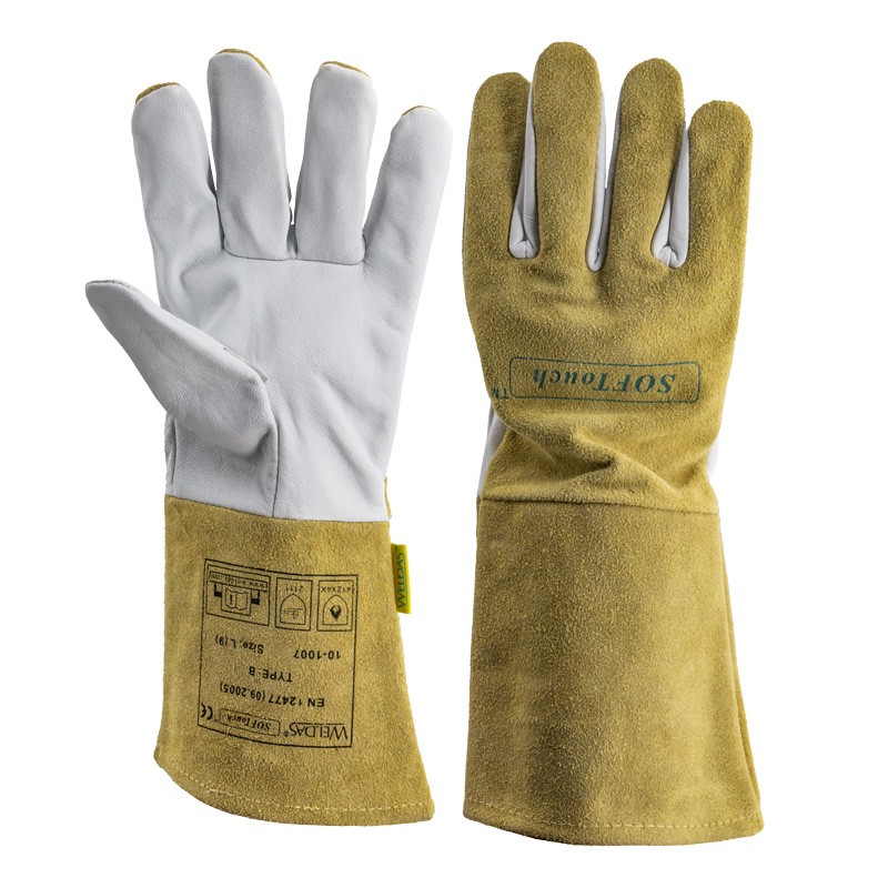 Gants de soudage renforcés en croute de cuir bovin (T9) Gys