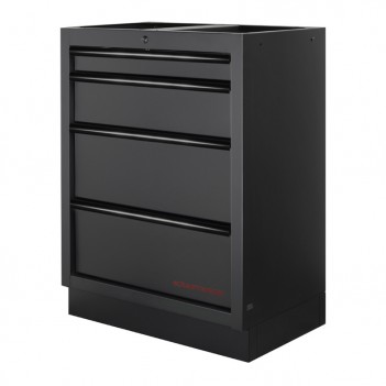 Mobilier d'atelier 2 éléments établi Mobilio noir 3964K-BLK-008 Kraftwerk