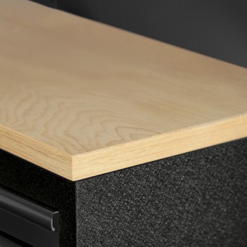 Mobilier d'atelier 2 éléments établi Mobilio noir 3964K-BLK-008 Kraftwerk