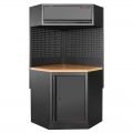 Werkstattmöbel Set Eckschrank Mobilio schwarz 3964K-BLK-011 Kraftwerk