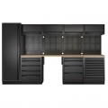 Mobilier d'atelier 5 éléments Mobilio noir 3964K-BLK-015 Kraftwerk
