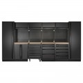 Mobilier d'atelier 6 éléments Mobilio noir 3964K-BLK-017 Kraftwerk