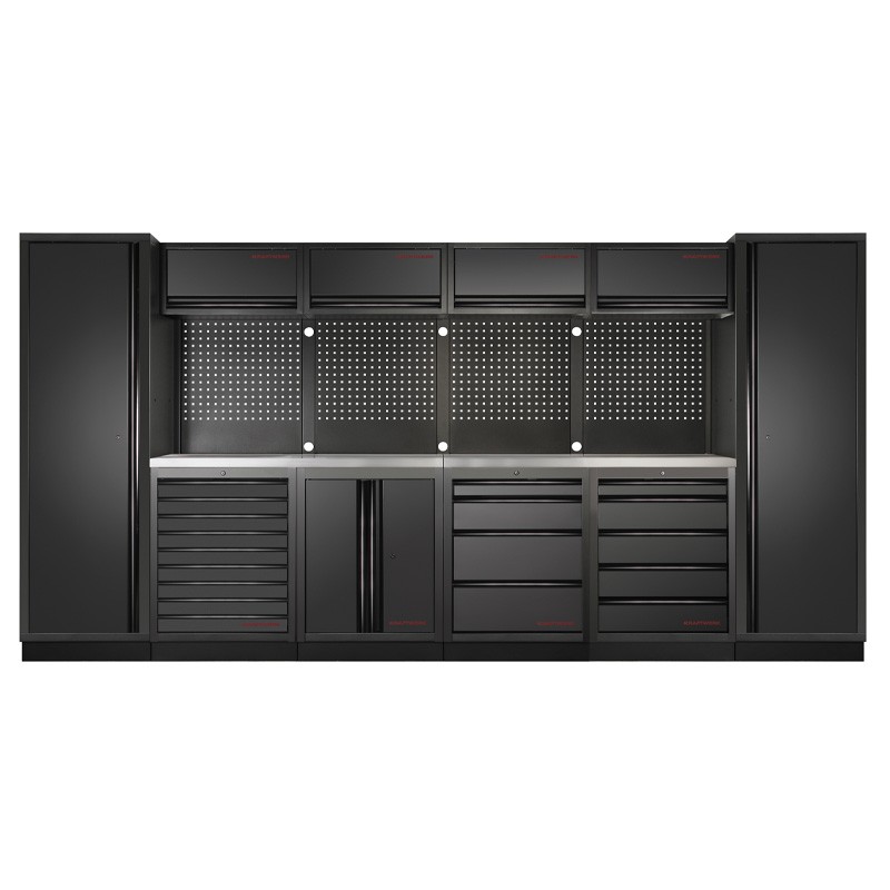 Werkstattmöbel 6-teilig Mobilio schwarz 3964F-BLK Kraftwerk Werkstattmöbel 6-teilig Mobilio schwarz 3964F-BLK Kraftwerk