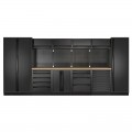 Mobilier d'atelier 6 éléments Mobilio noir 3964K-BLK-013 Kraftwerk