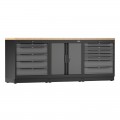 Werkstattmöbel 3 Elemente Werkbank Tiefe 500 oder 700mm V6000-3P1XL Vigor
